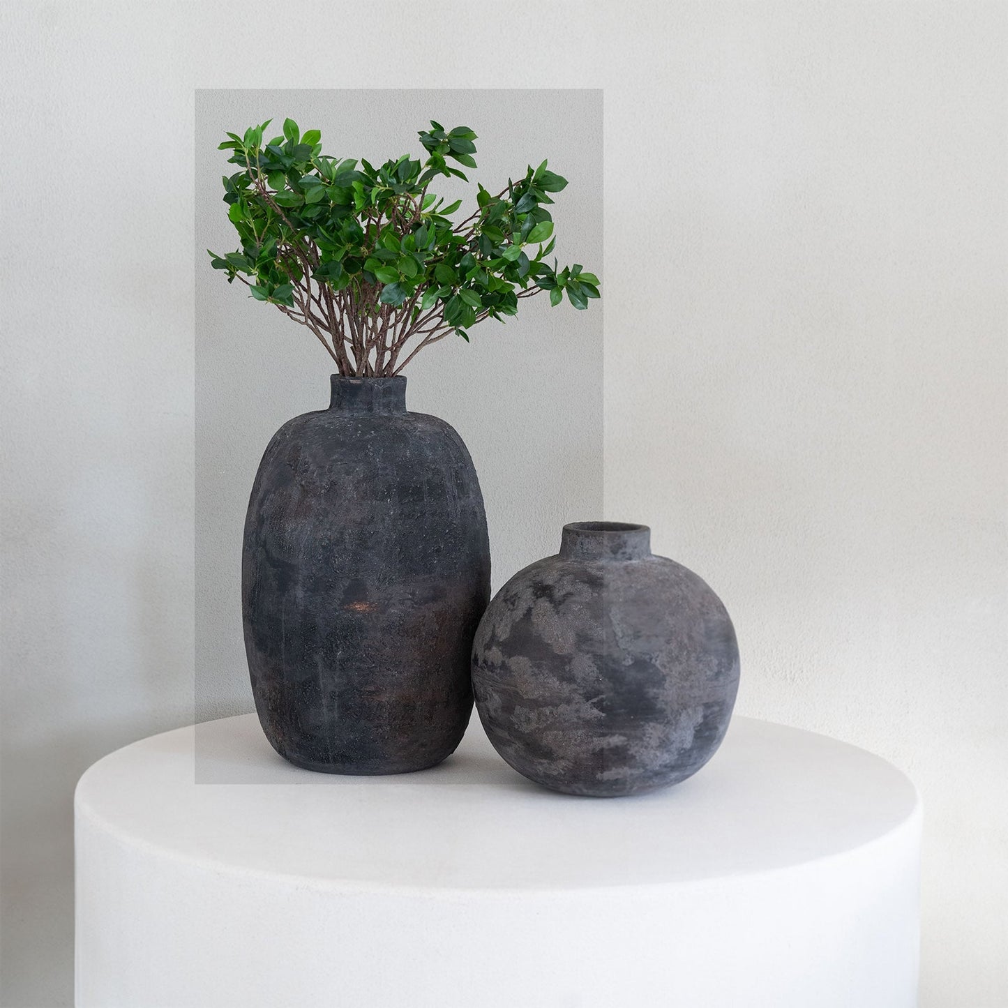 19th Century Olive Jar | Antique Decorative Vessel