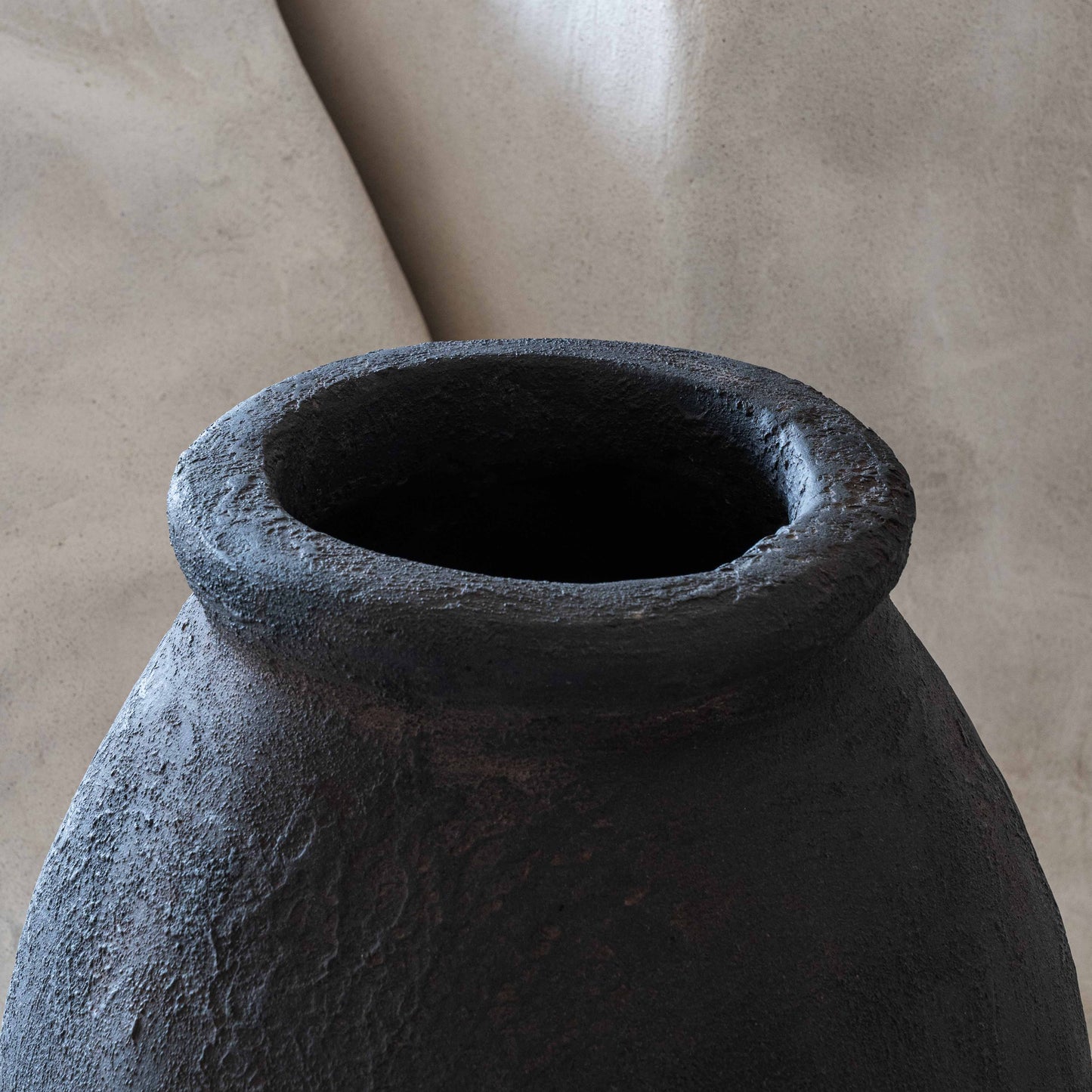 Handmade 19th Century Spanish Fibre Glass Big Tree Pot | Big Vase