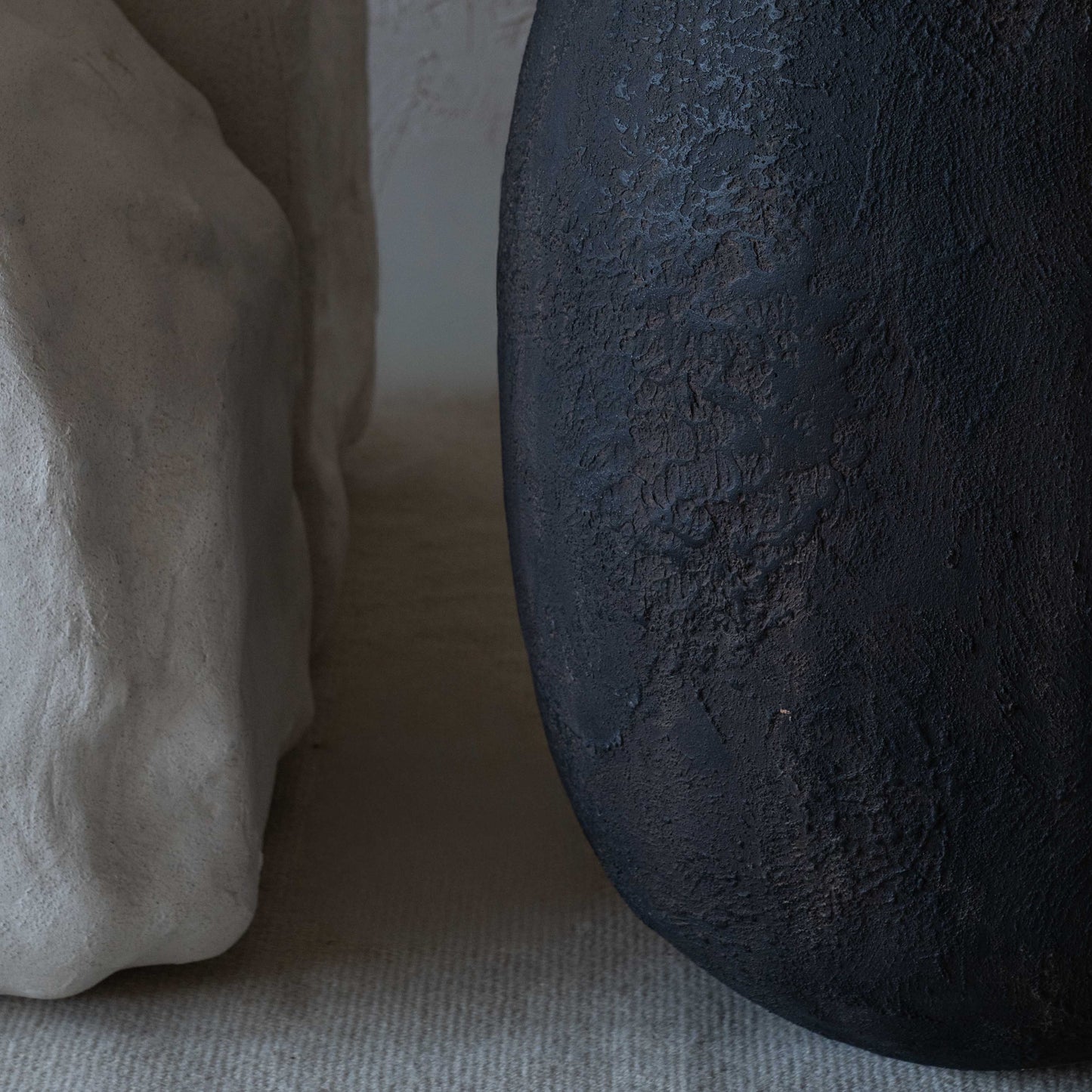 Handmade 19th Century Spanish Fibre Glass Big Tree Pot | Big Vase