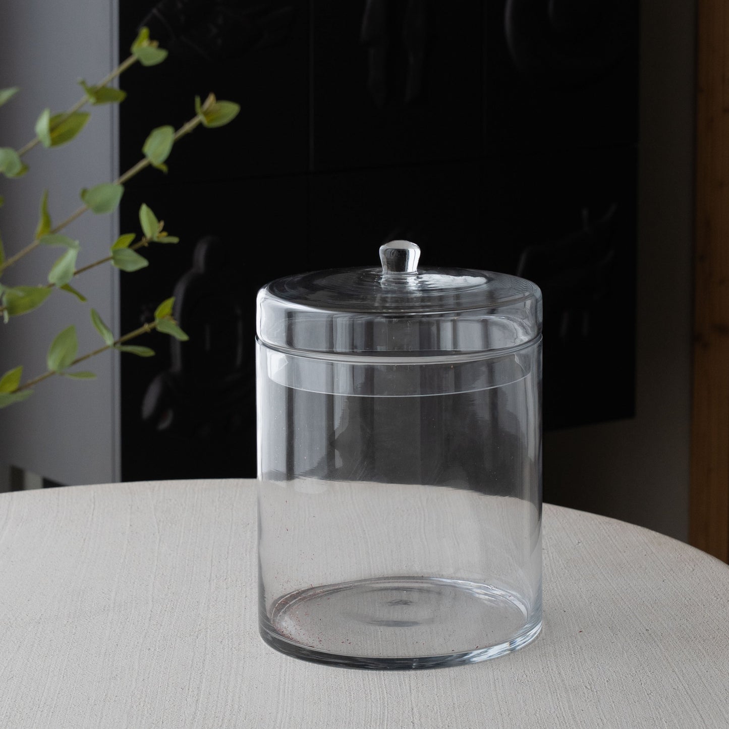 Charmed Decorative Glass Container Jar With Lid