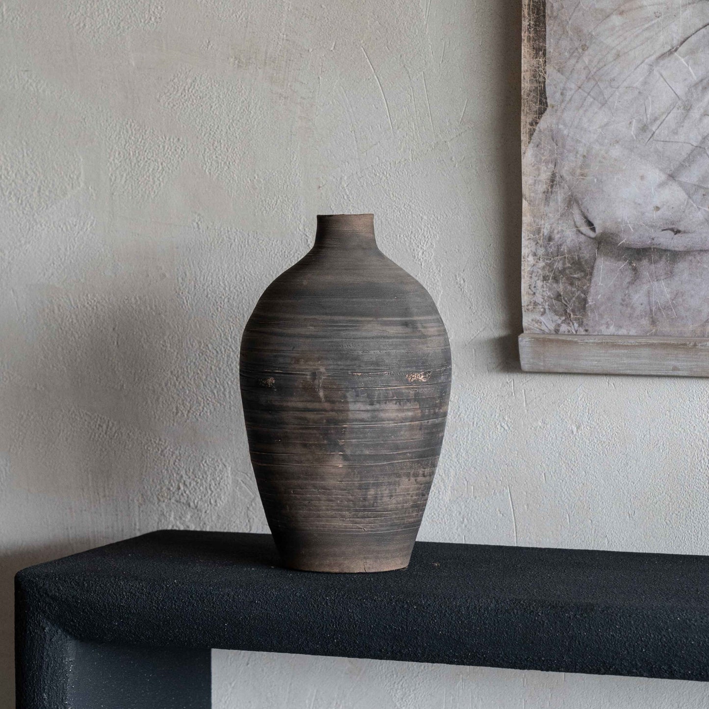 Fume Ceramic Terracotta Aged Flower Pot | Vase