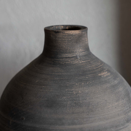 Fume Ceramic Terracotta Aged Flower Pot | Vase