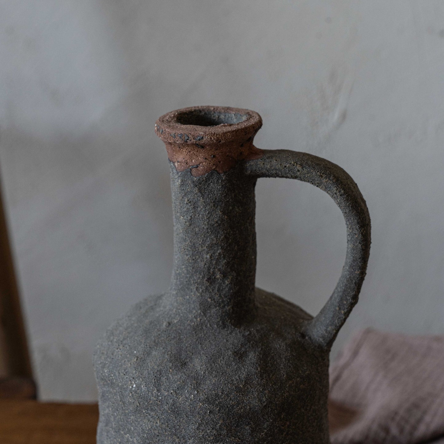 Hearth Decorative Terracotta Vase With Handle | Flower Pot