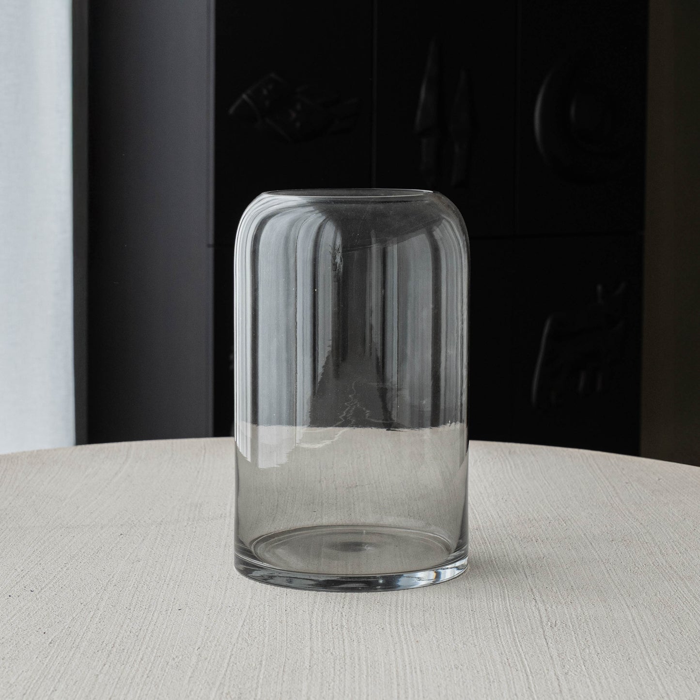 Odessa Decorative Glass Vase | Flower Pot (CLEAR)