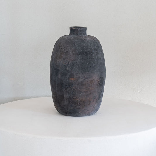 19th Century Olive Jar | Antique Decorative Vessel