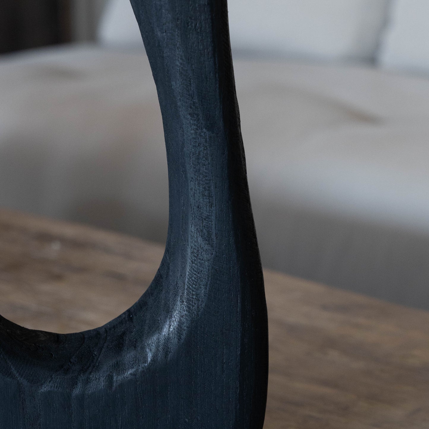 Rustic Reverie Decorative Nordic Wood Black Home Decor